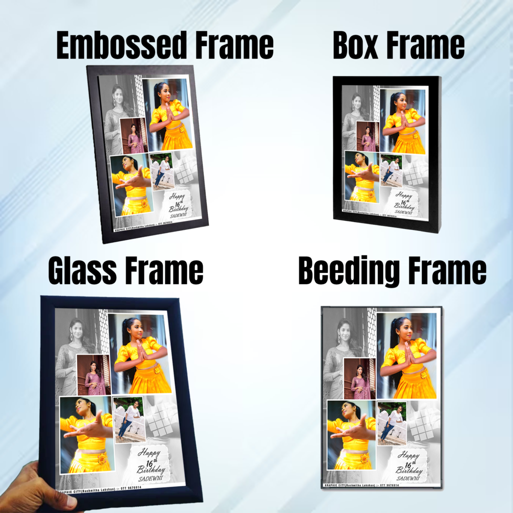 Birthday frames - graphic city